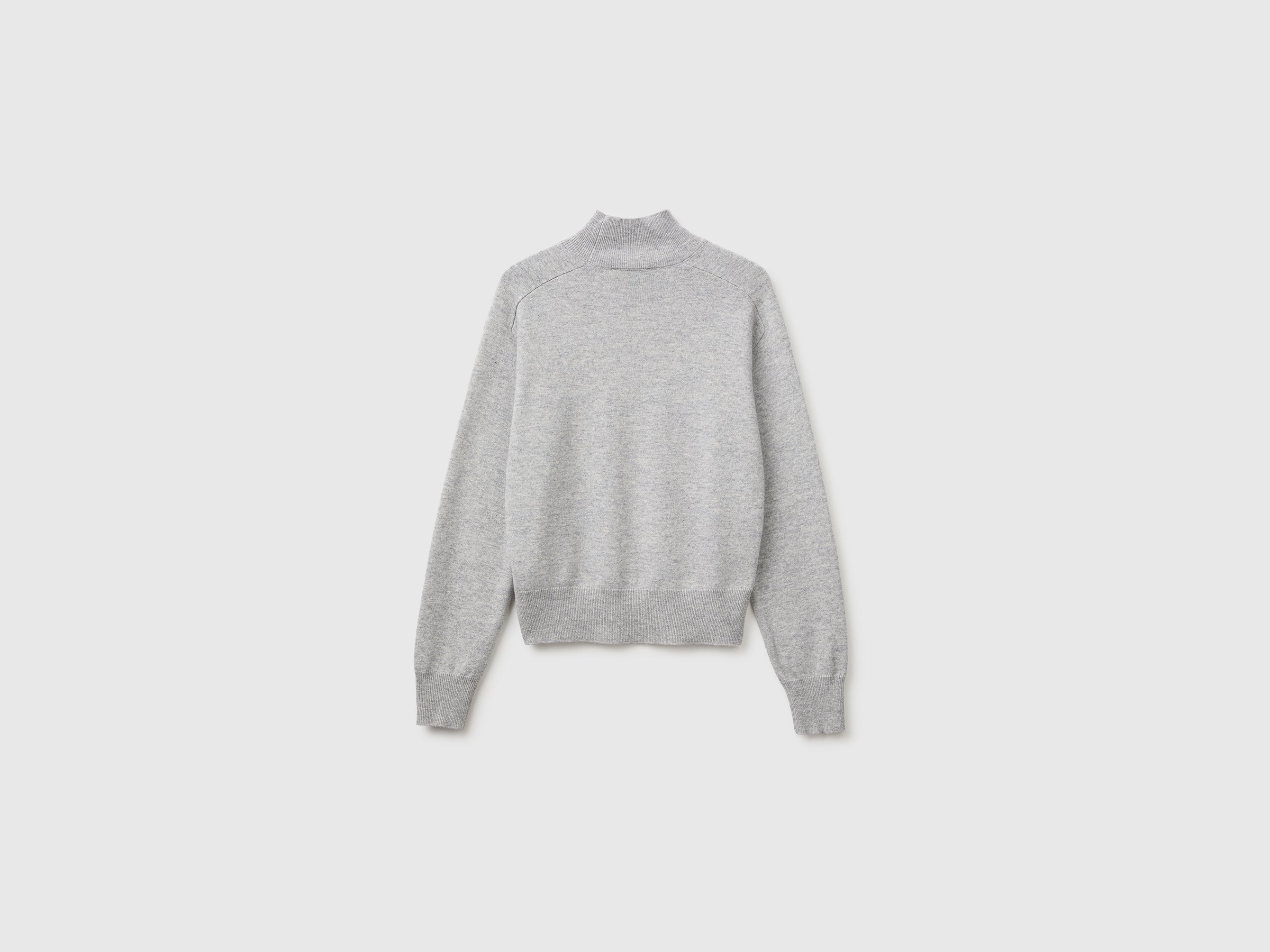 Benetton Sweaters maglione cashmere M collo alto