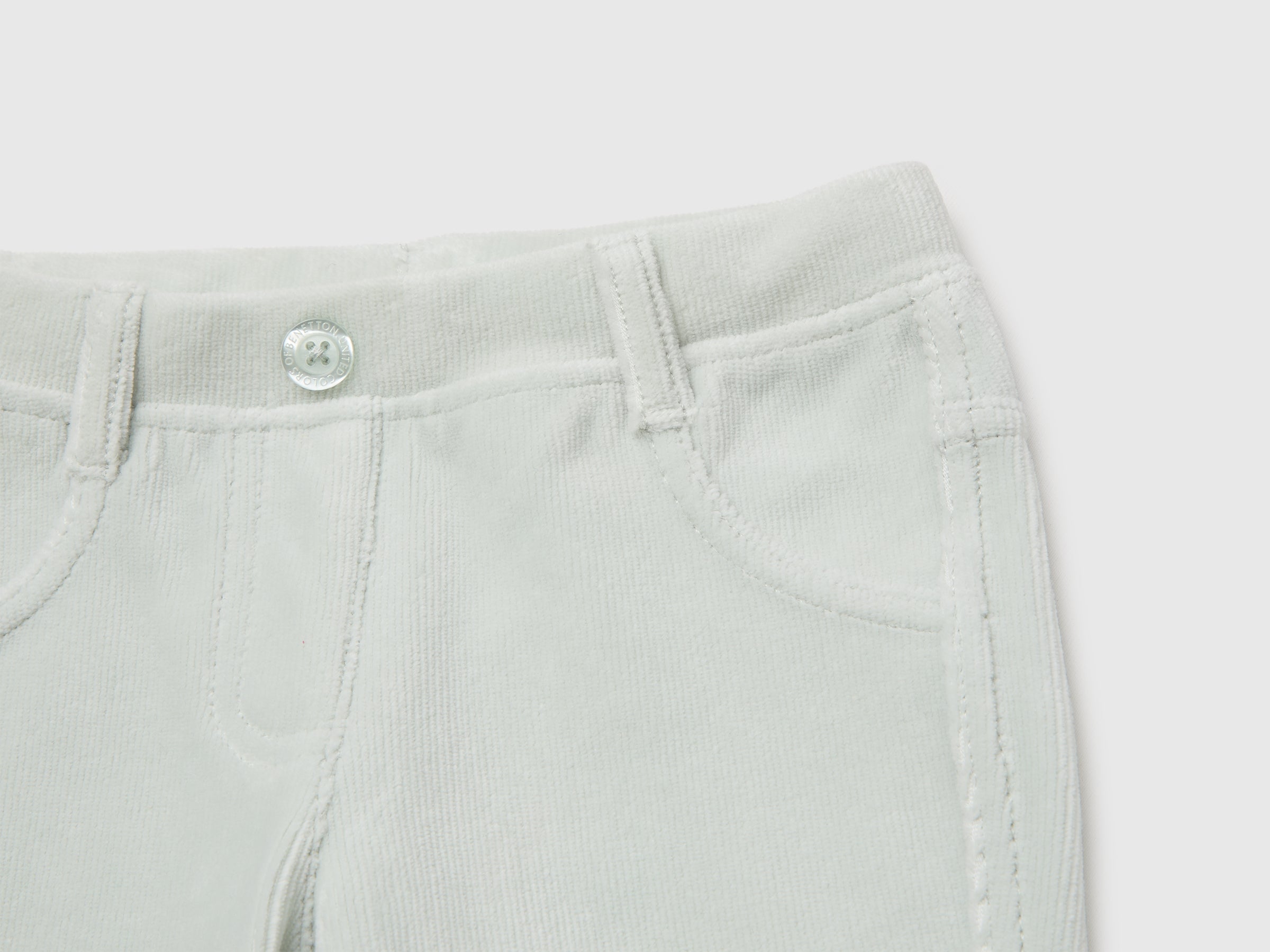 United Colors of Benetton Trousers pantaloni bimba ciniglia cotone