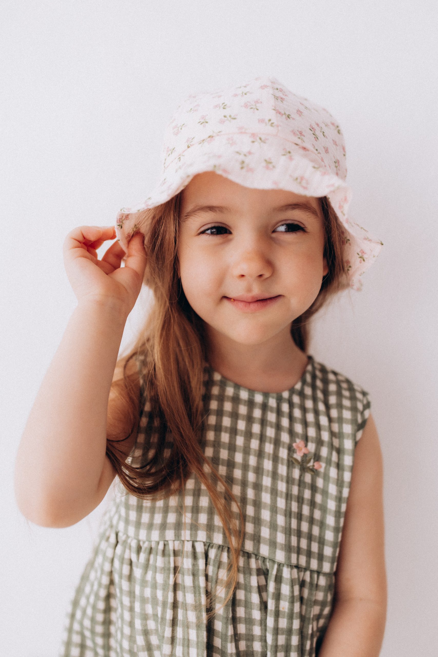 Woolly Organic Sun Hat cappello bambini mussola cotone bio
