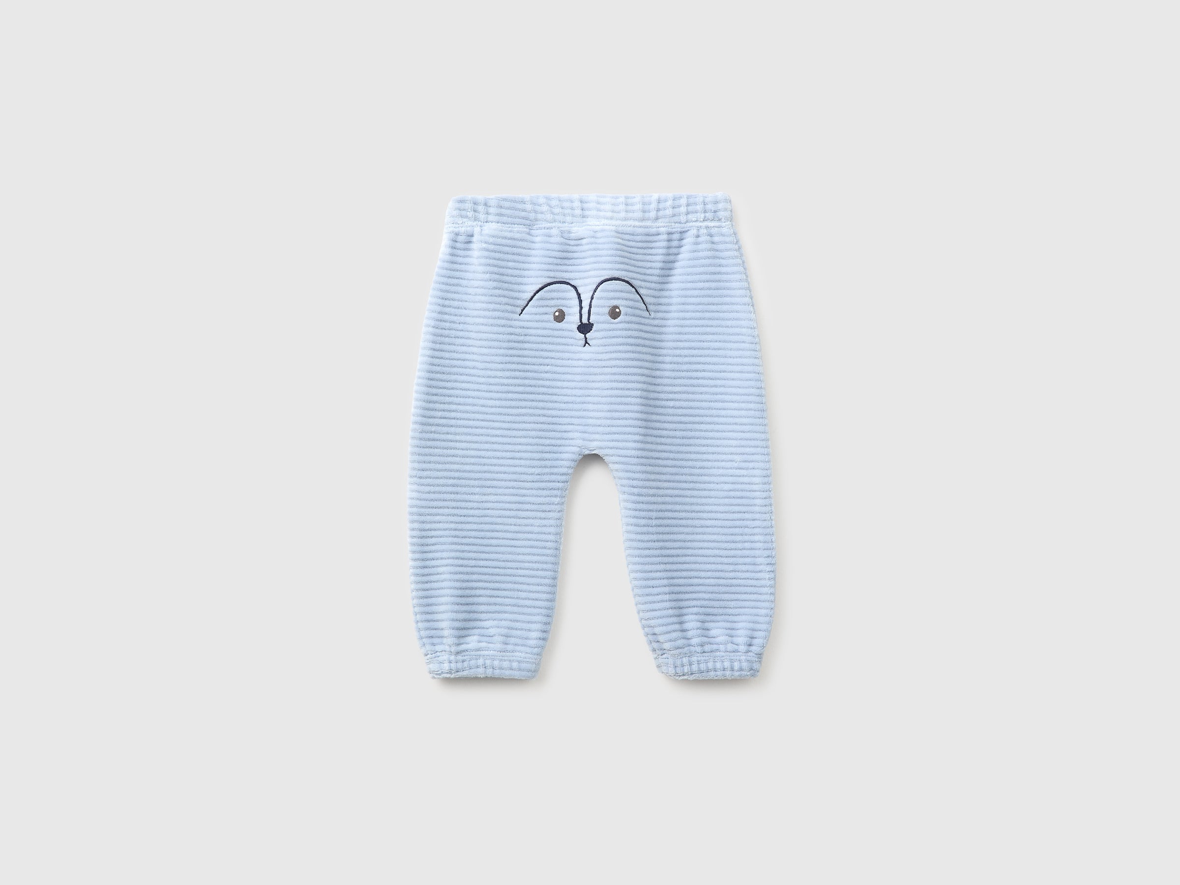 United Colors of Benetton Chenille Pantaloni Ciniglia 56 Ricamo