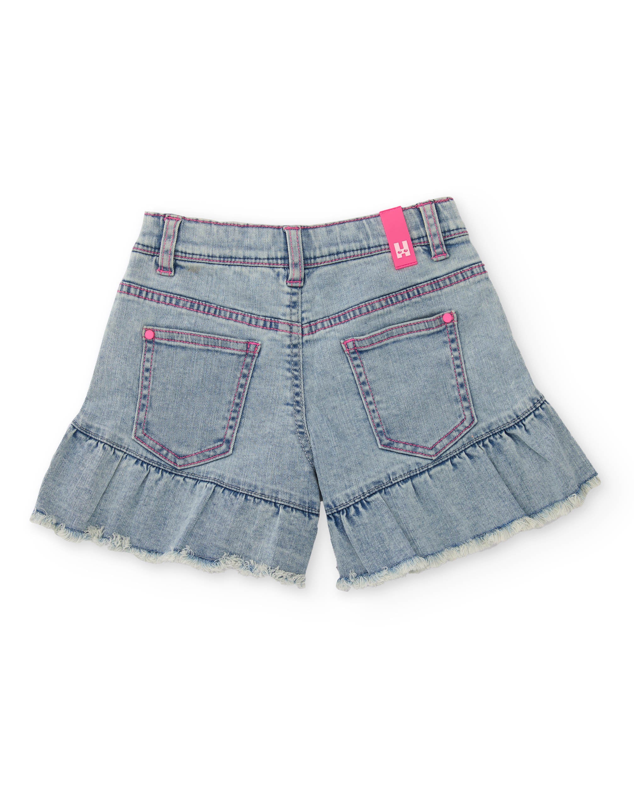 TucTuc Bermuda Shorts bambina jeans denim balze