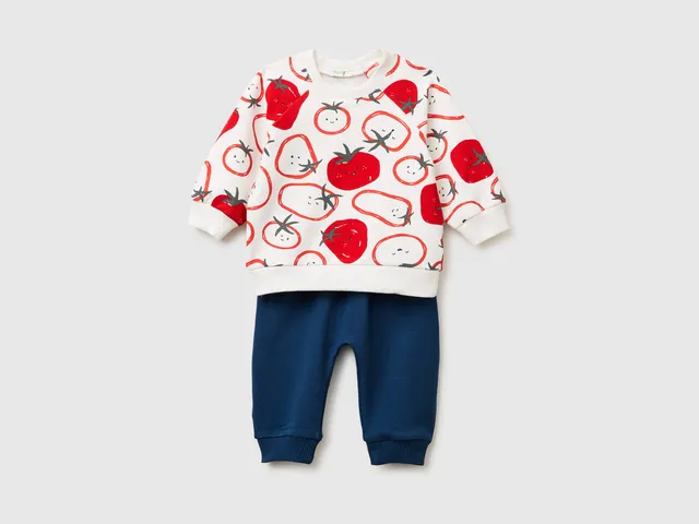 United Colors of Benetton Outfits tuta neonato cotone taglia 50