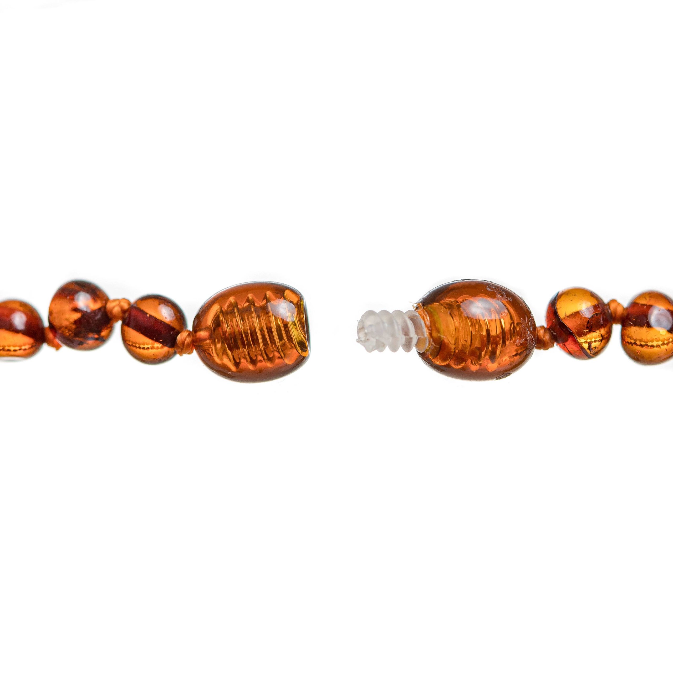 Woolly Organic Amber Necklace collana ambra 33 cm