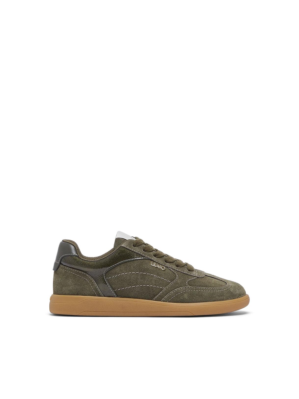 Liu Jo Scarpe Sneakers Suede verdi suola bassa