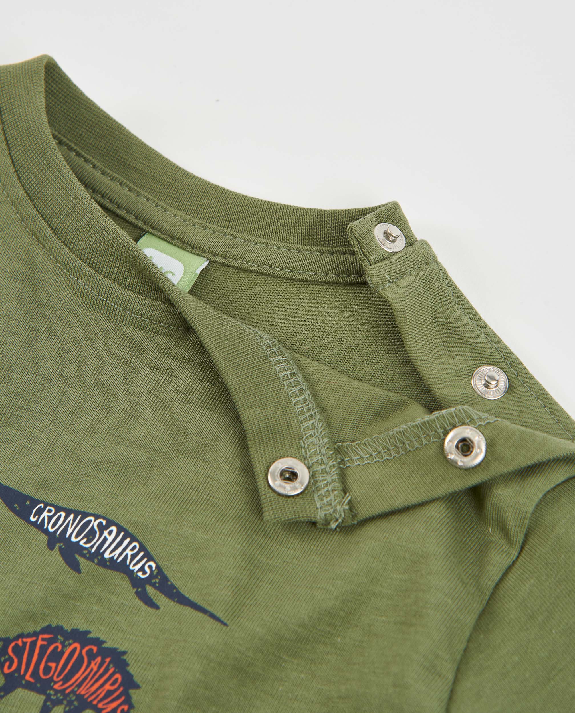 TucTuc Magliette maglia bambino dinosauri verde oliva