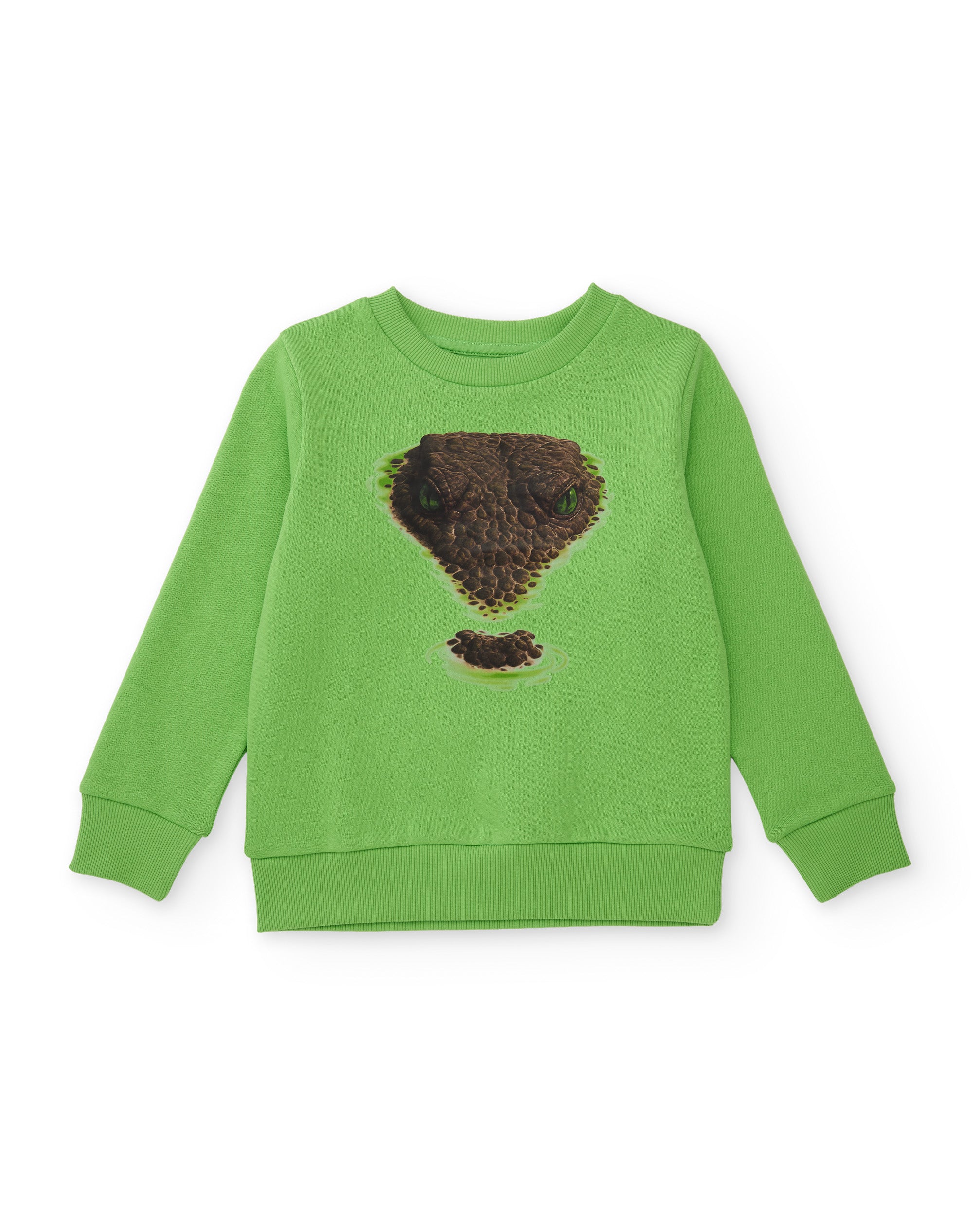 TucTuc Felpe Serpente Felpa Bambino Verde Cotone Felpato