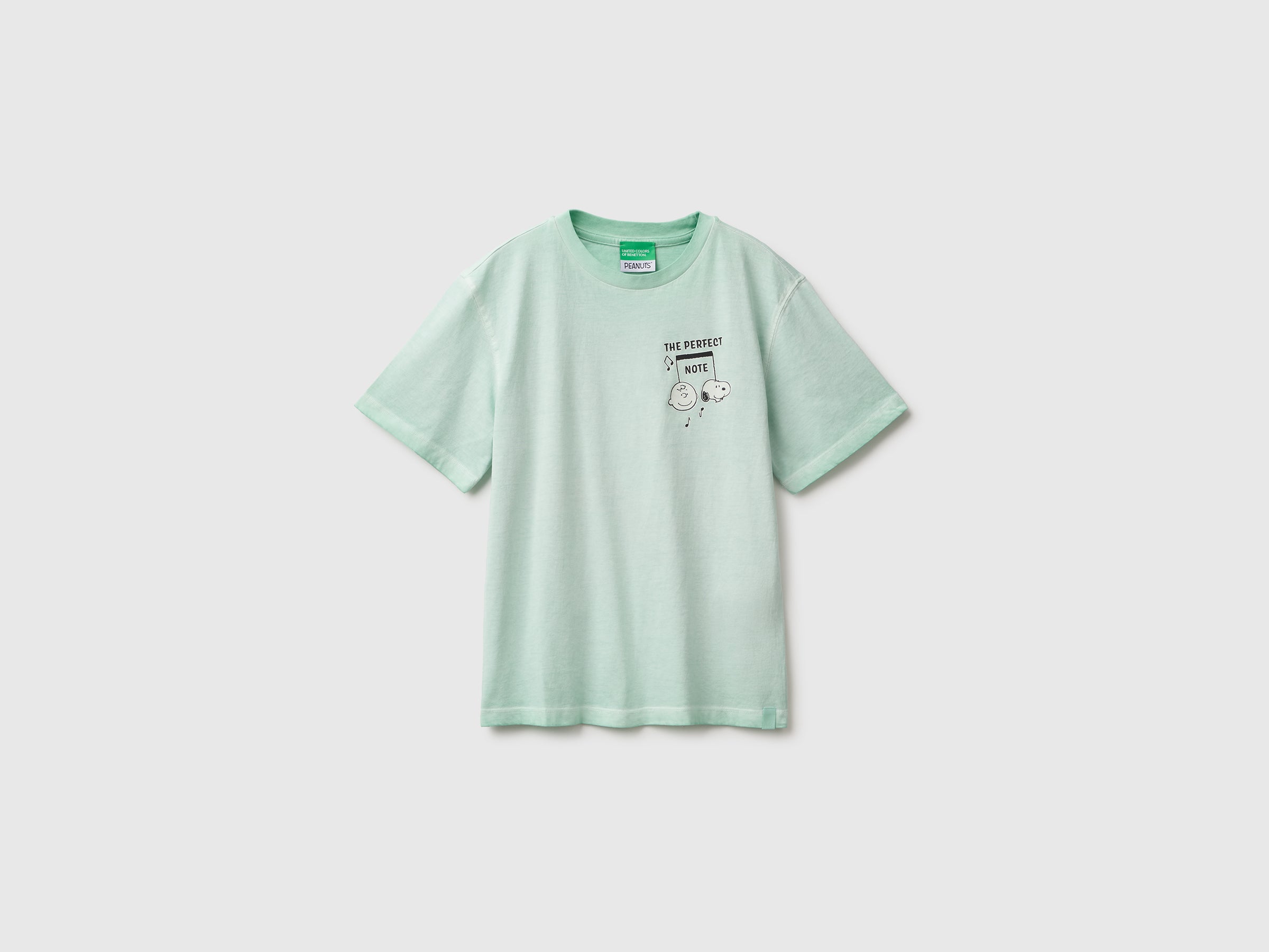 Benetton T-shirt oversize Peanuts cotone maniche corte