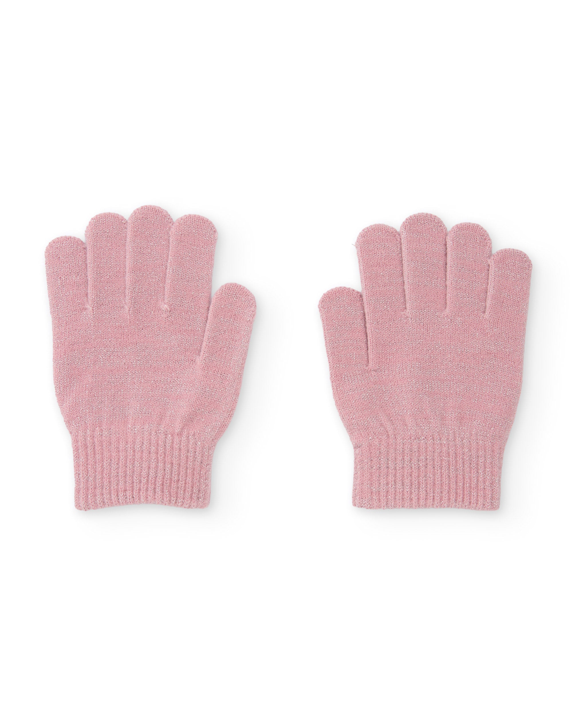 TucTuc Accessori Guanti Bambina Rosa Tricot Fiocco