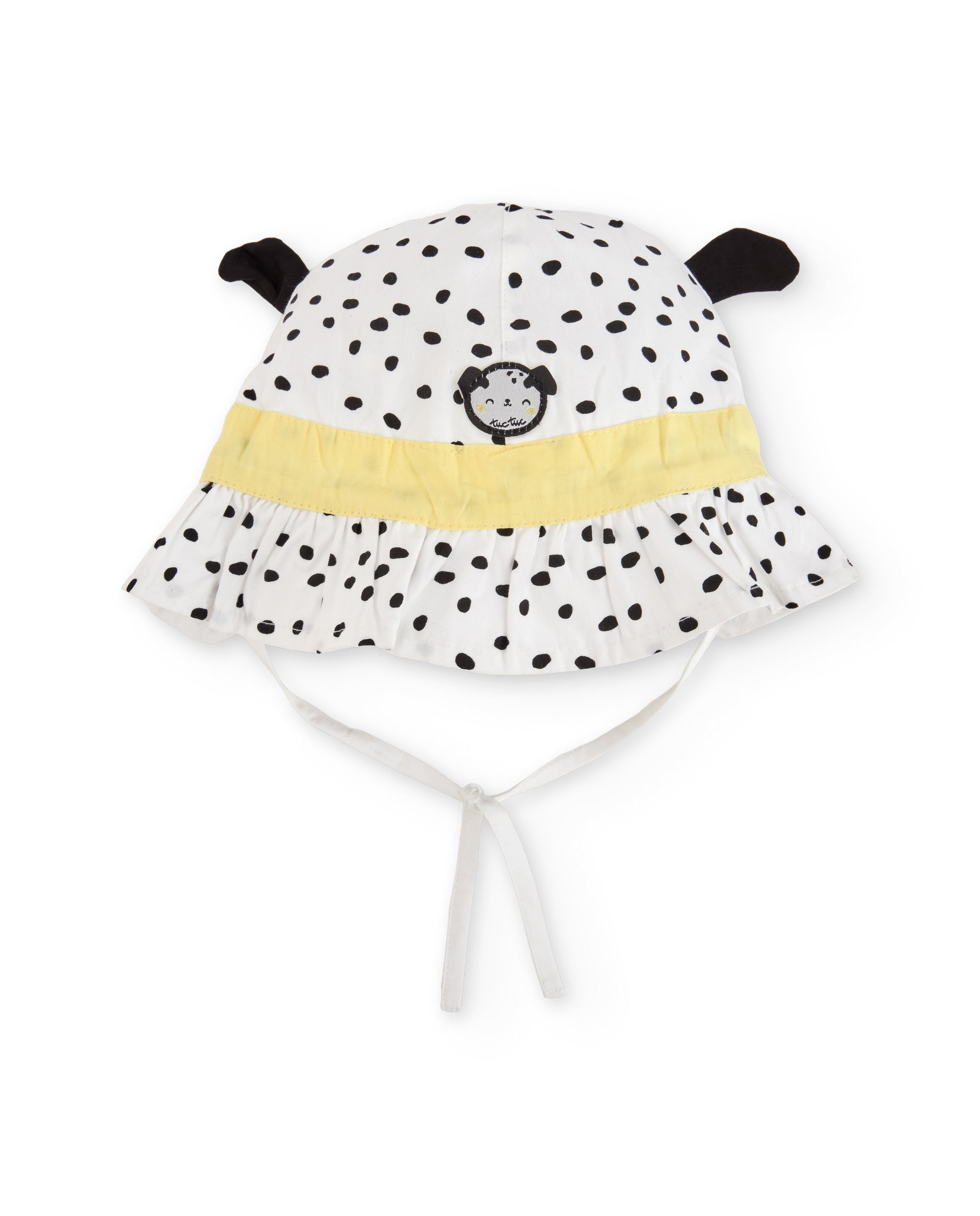 TucTuc Accessori cappellino bianco pois orecchie