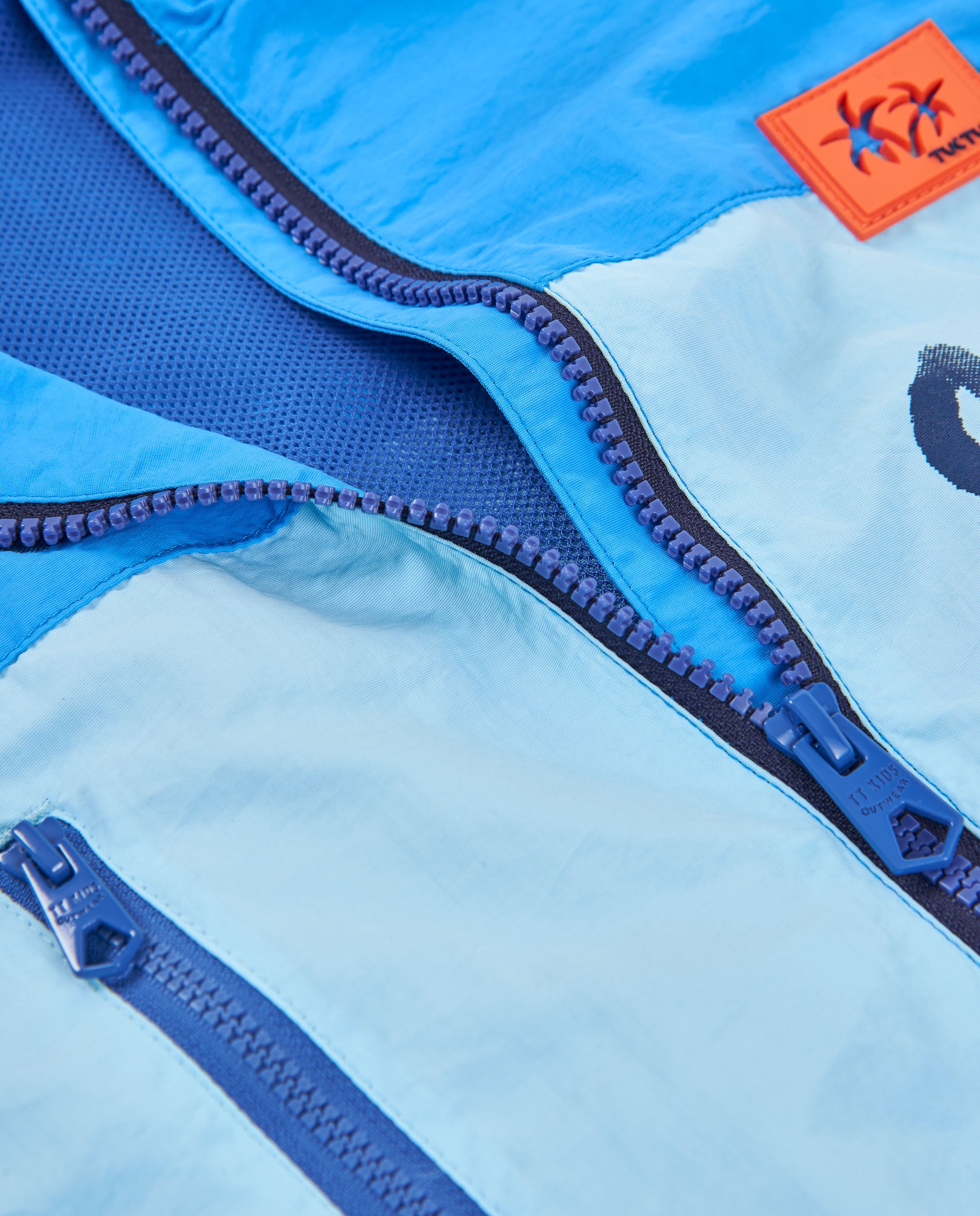 TucTuc Giacche Giacca Bambino Blu con Zip e Cappuccio