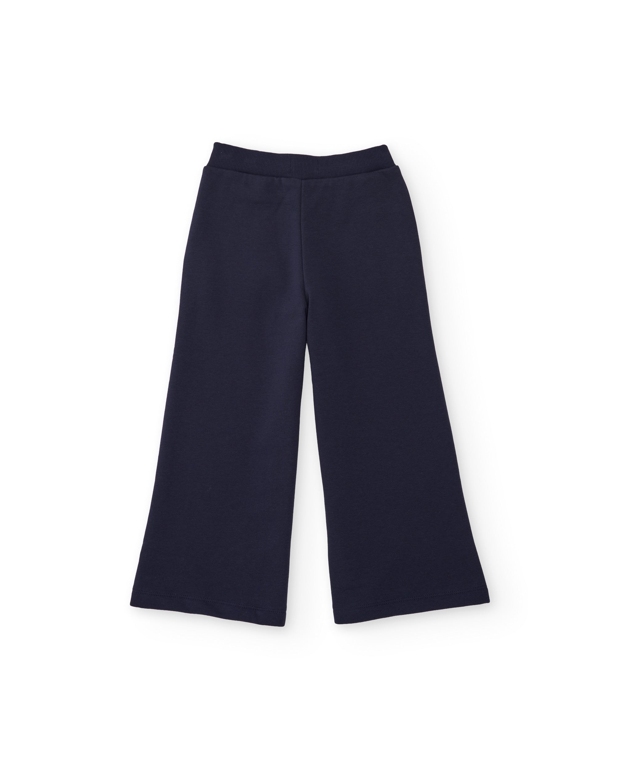 TucTuc Pantaloni felpa bambina gamba dritta blu navy
