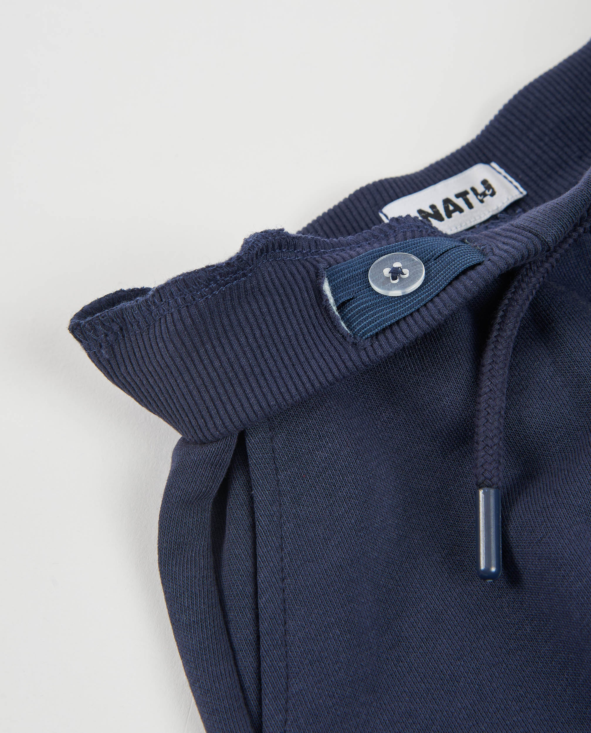 TucTuc Pantaloni felpa bambina gamba dritta blu navy