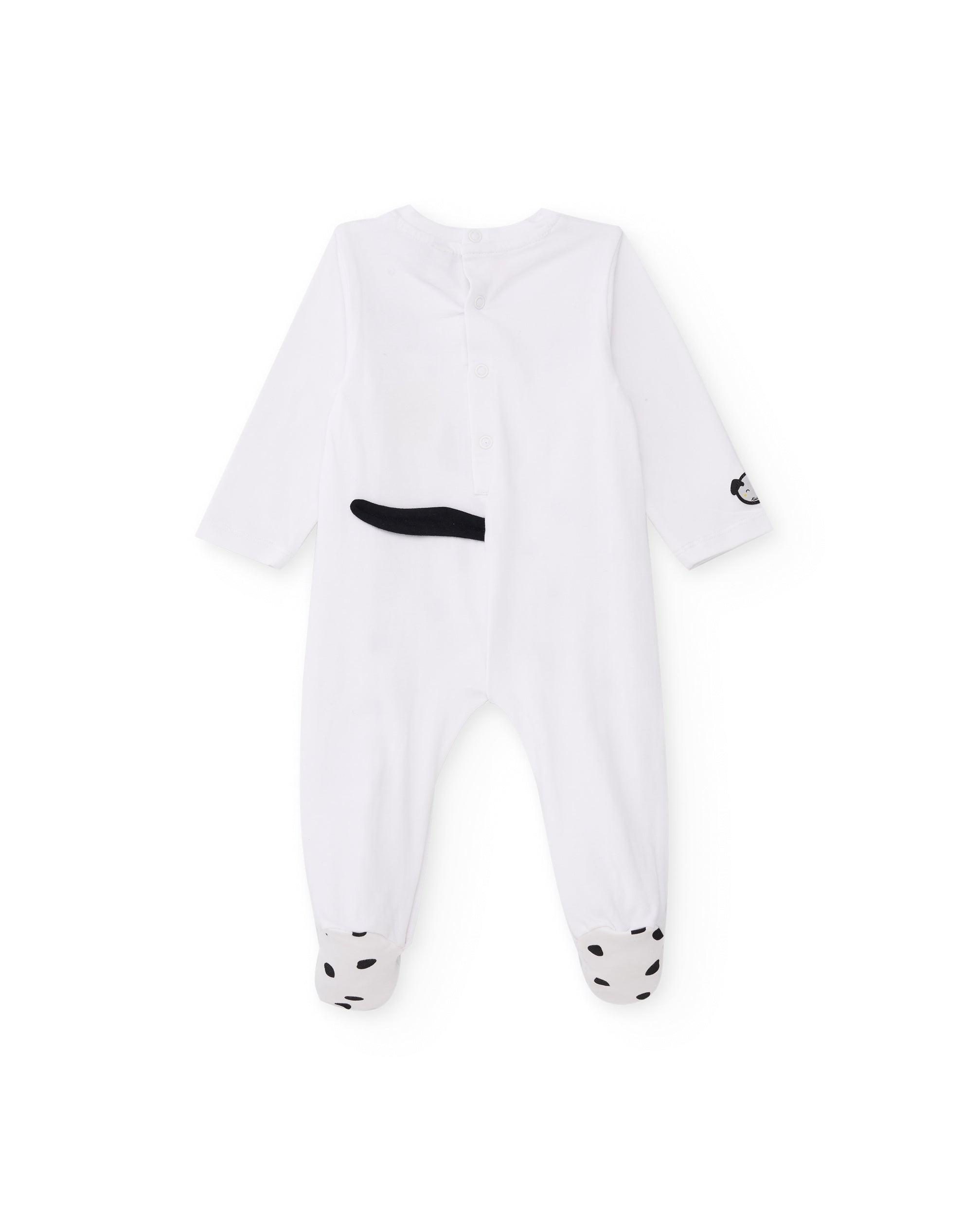 TucTuc Tutine Pagliaccetto neonato bianco cagnolino