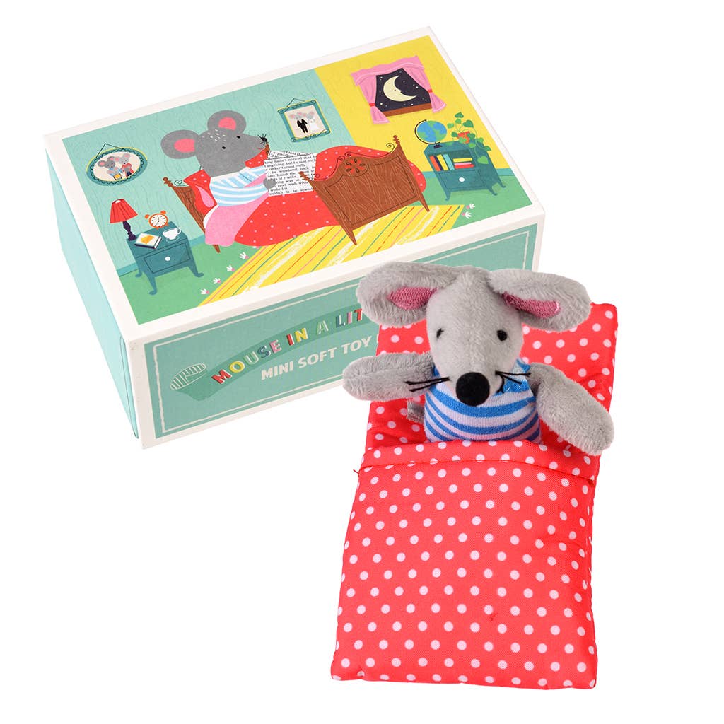 Rex London Mini Peluche Topo scatola copertina 11,5 cm