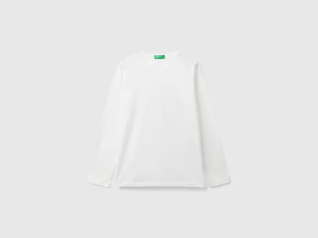 United Colors of Benetton Long sleeve t-shirt maglietta cotone bio
