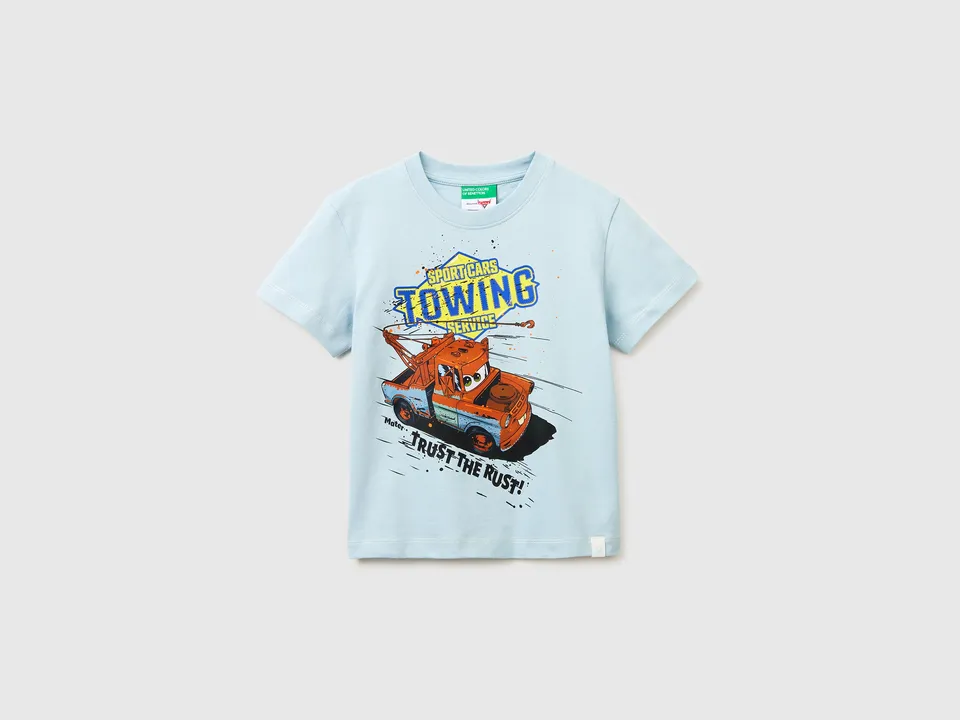 United Colors of Benetton Cars maglietta bambino cotone