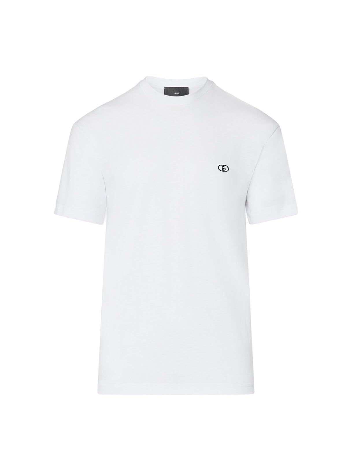 Liu Jo Baby Logo Stampato T-Shirt Blu Scuro Cotone