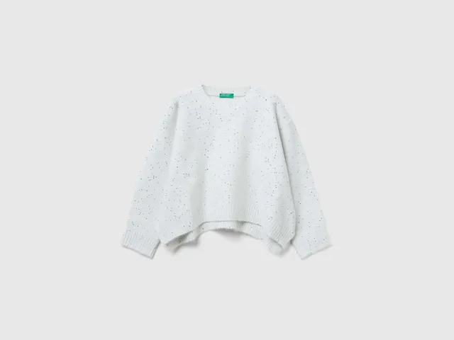 United Colors of Benetton Maglione lana lurex girocollo