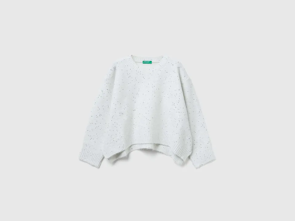 United Colors of Benetton Maglione lana lurex girocollo