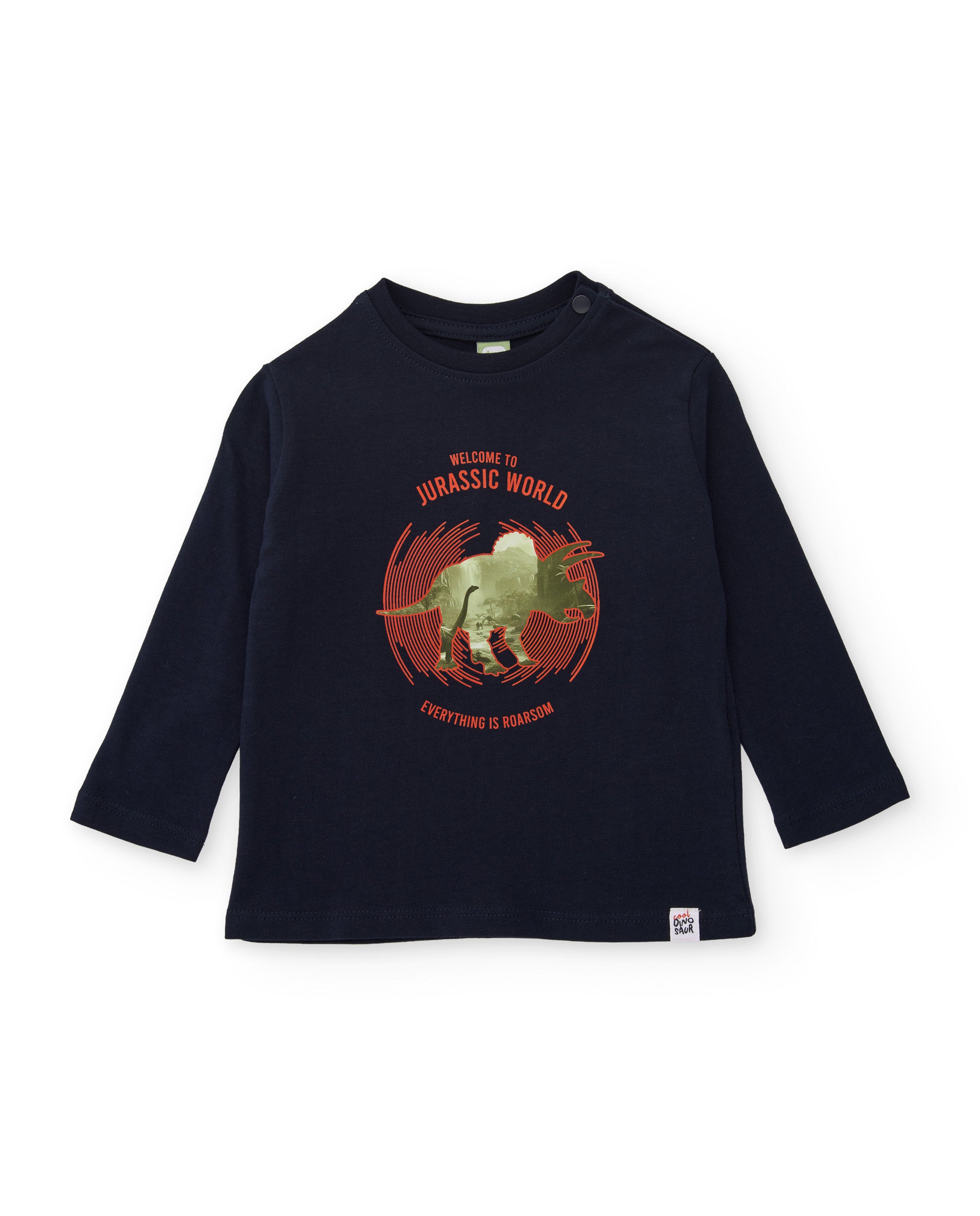 TucTuc Completi bimbo navy dinosauro felpa 2 pezzi