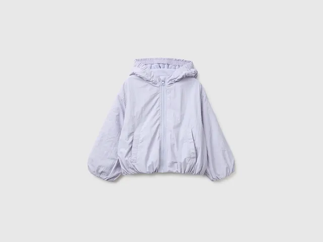 United Colors of Benetton Giacca Nylon Cappuccio Bimbo Taglia
