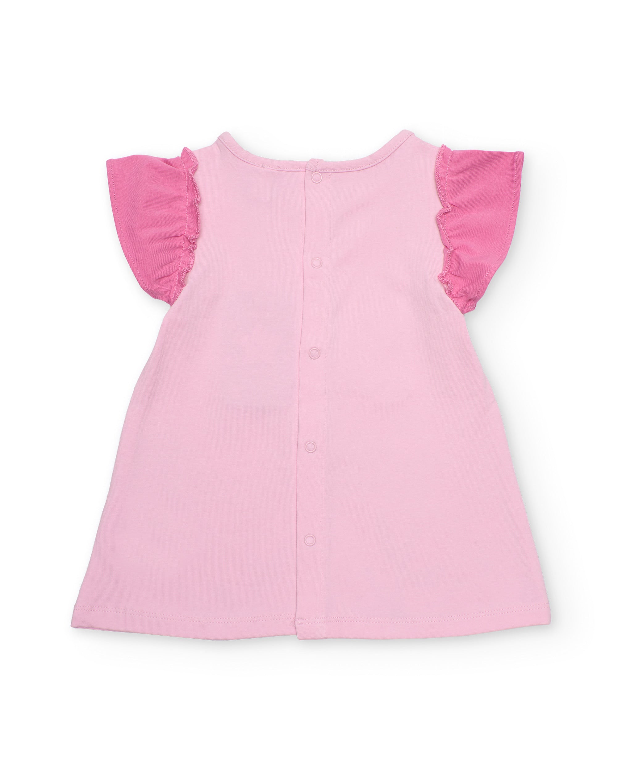 TucTuc Vestiti vestito neonata libellula rosa cotone