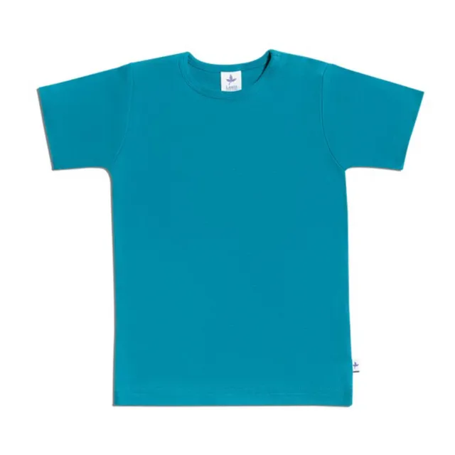 Leela Turchese maglietta bambino cotone organico
