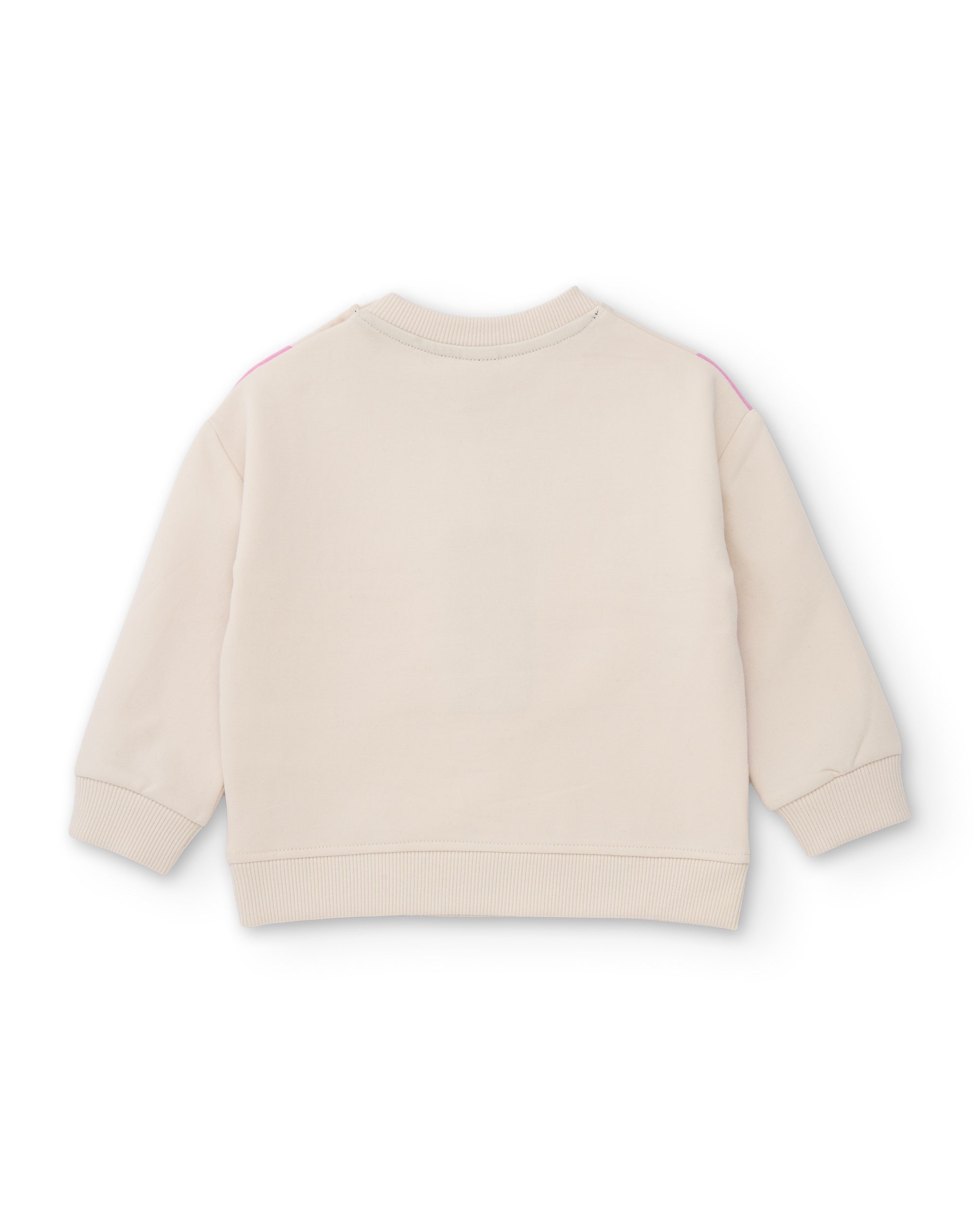 TucTuc Felpe felpa bambina crudo cuori rosa maniche lunghe