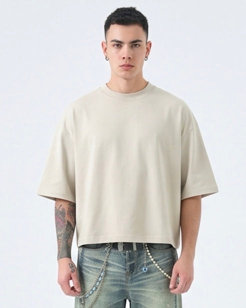 Sottosopra T-Shirt AN019869 Girocollo Boxy Blu M Uomo