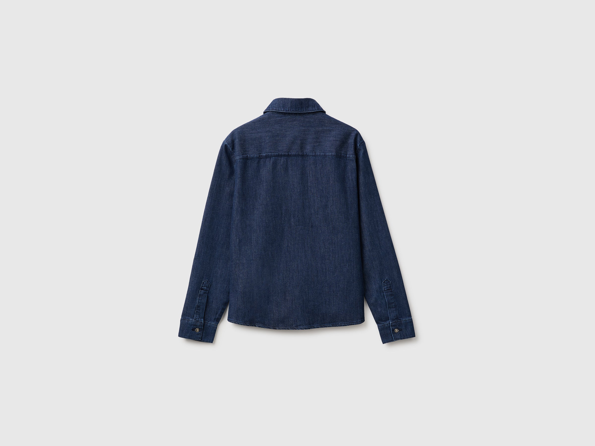 United Colors of Benetton Slim fit denim shirt camicia denim cotone M