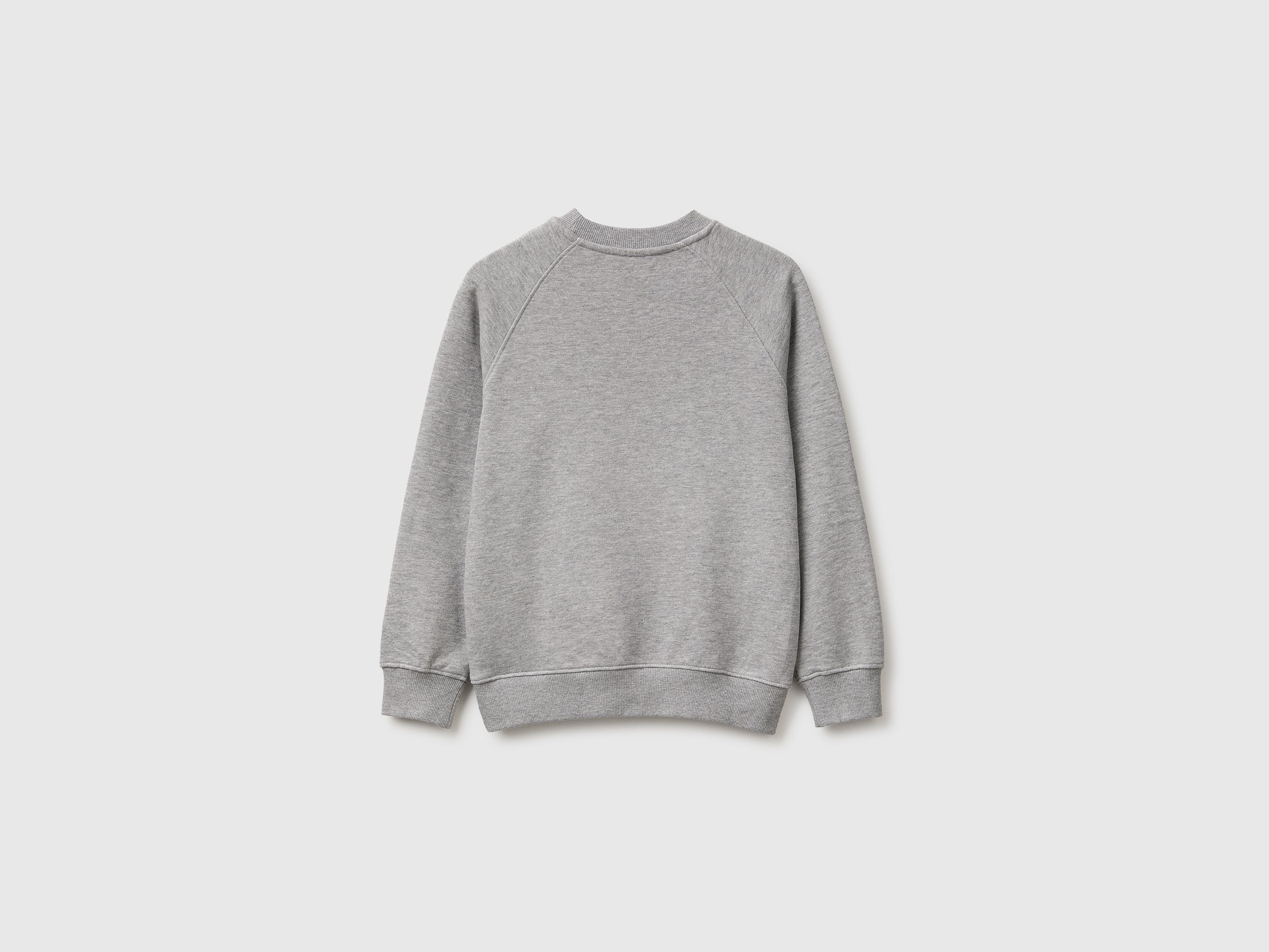 United Colors of Benetton Felpa Girocollo 100% Cotone con Logo