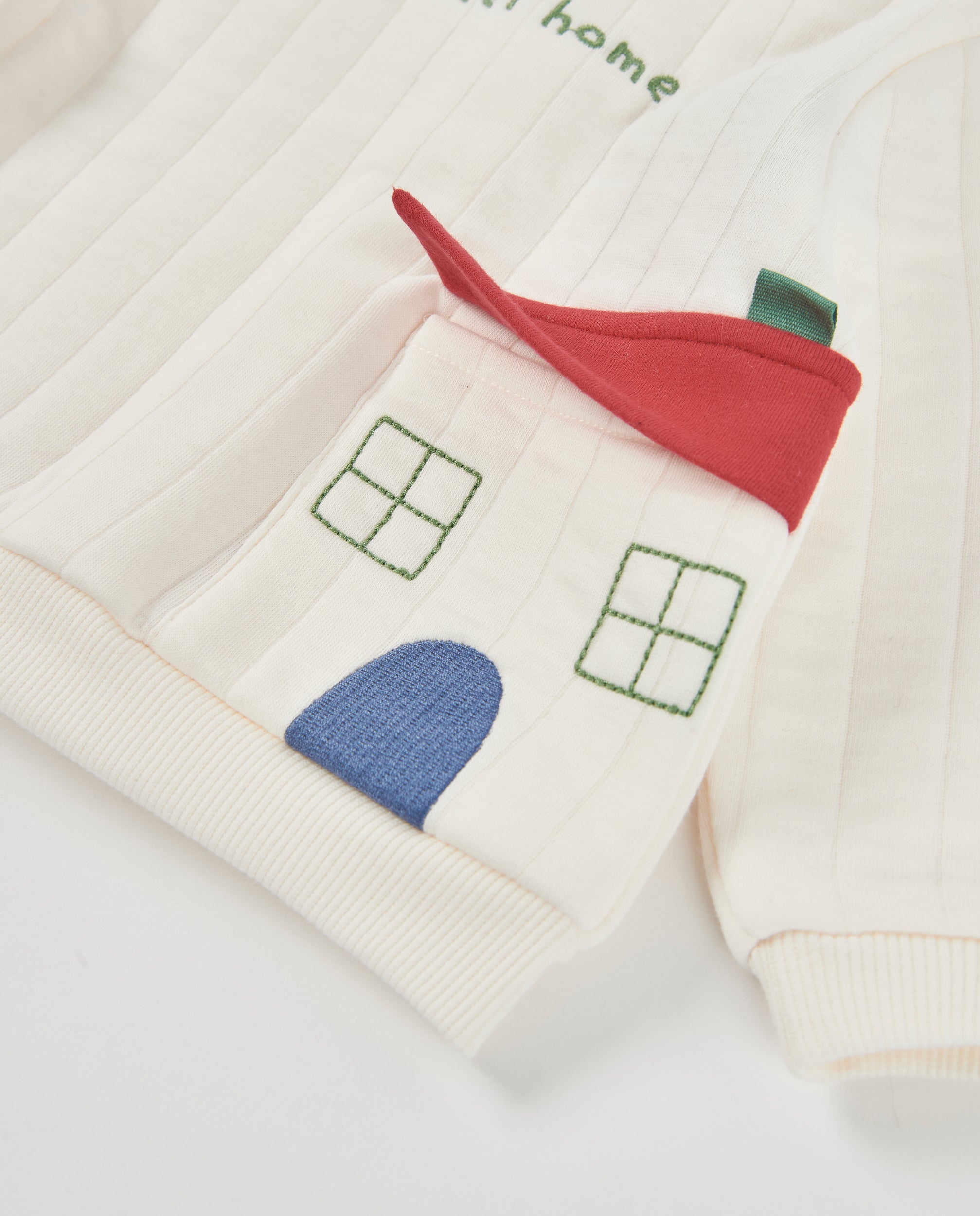 TucTuc Completi Completo felpa neonato bianco sweet home