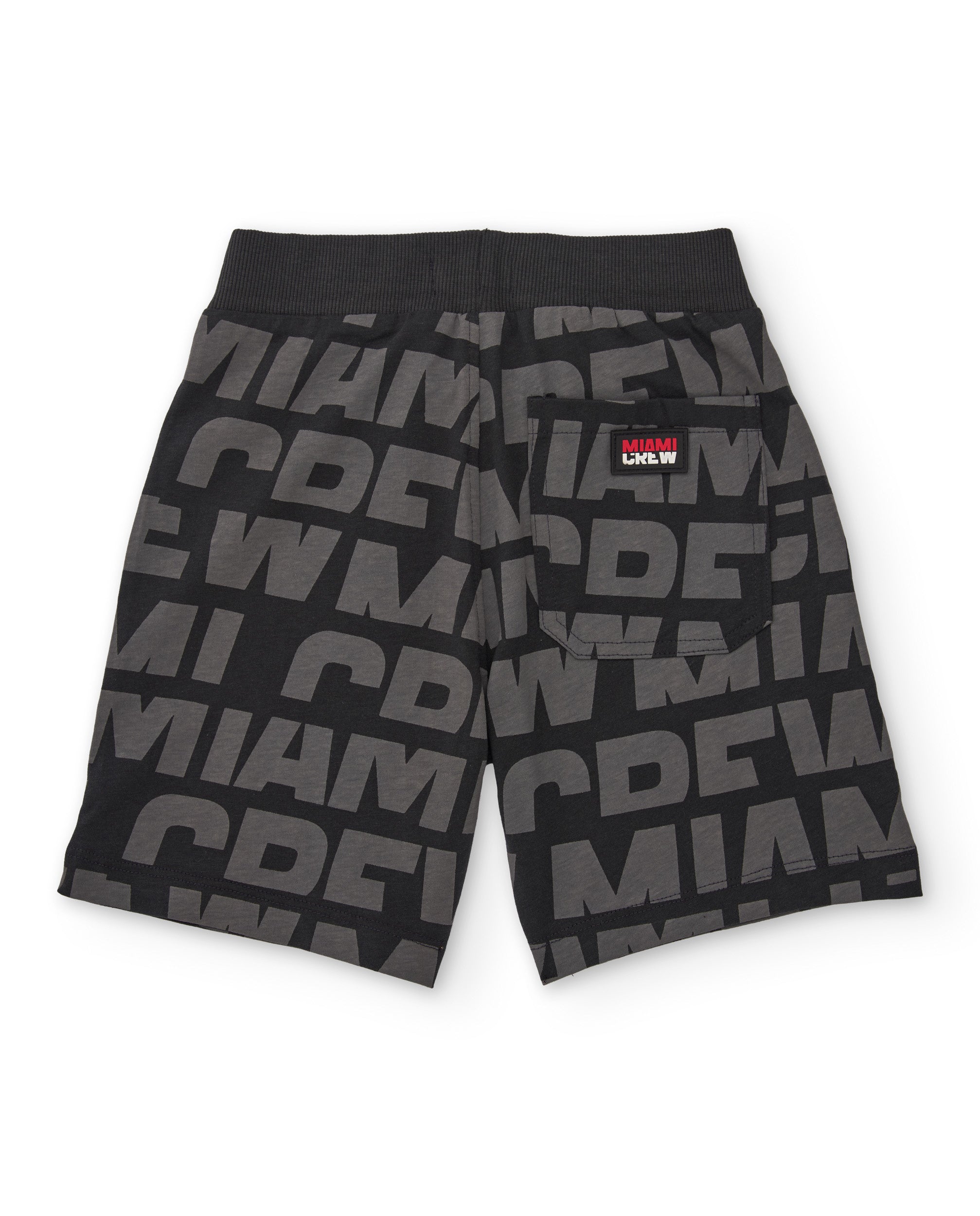 TucTuc Bermuda Pantaloncini Bambino Nero Lettere