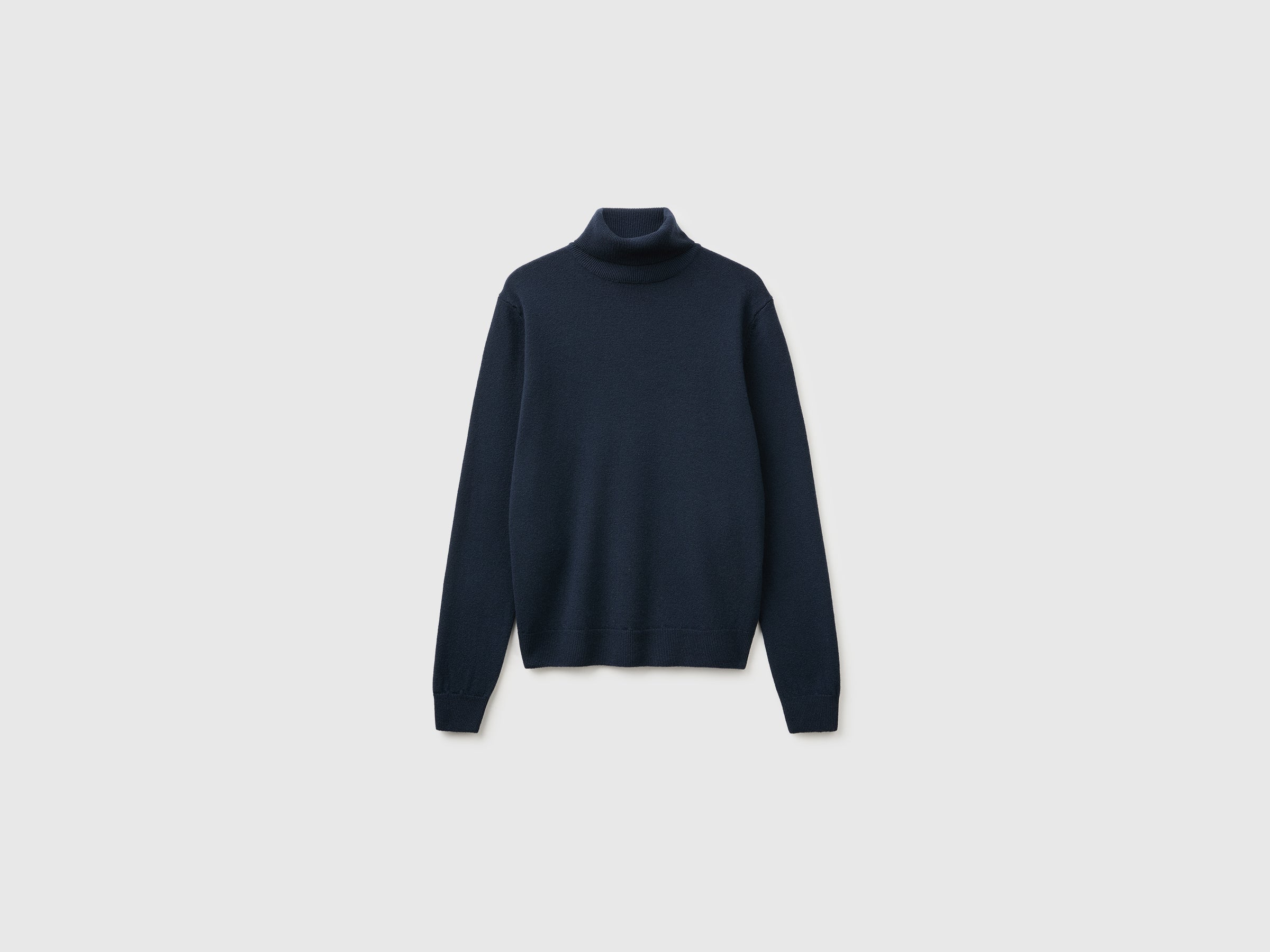 United Colors of Benetton 100% Merino Wool Turtleneck Maglione M