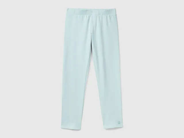 United Colors of Benetton leggings felpa cotone caldi logo