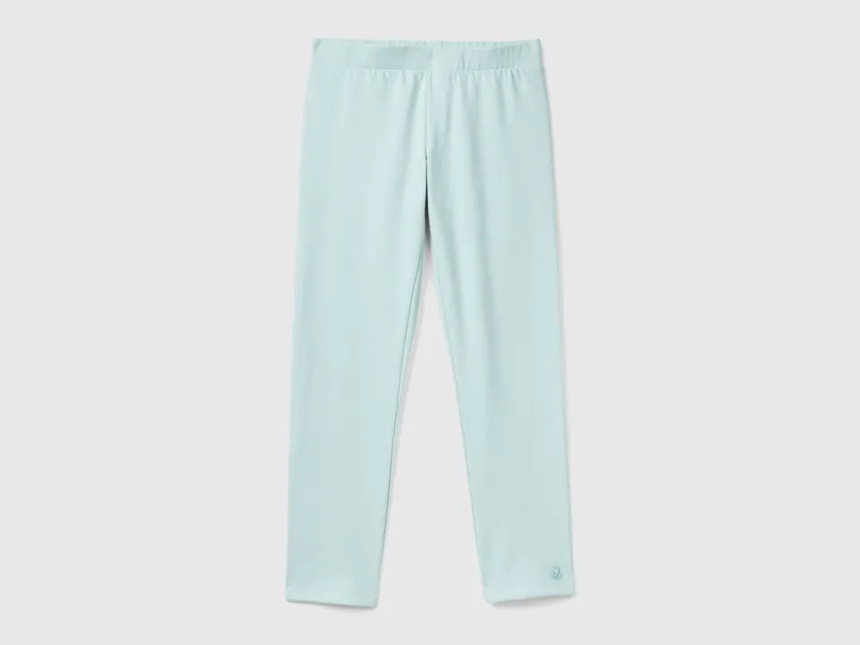 United Colors of Benetton leggings felpa cotone caldi logo