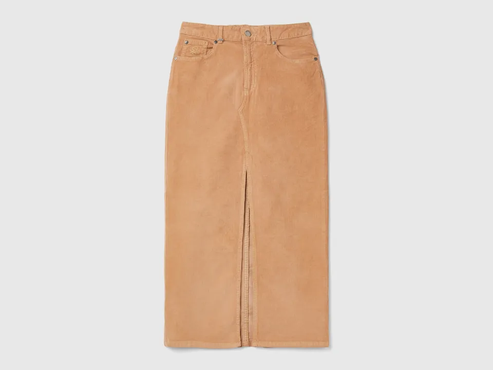 United Colors of Benetton Gonne Gonna lunga velluto cotone 30