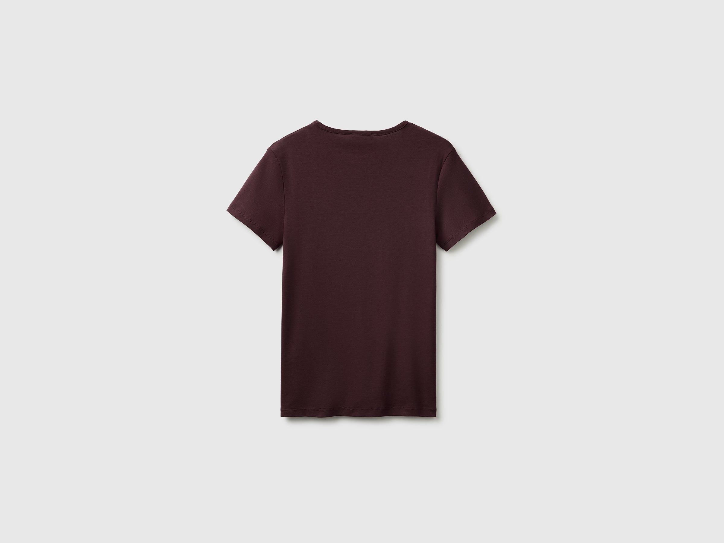 Benetton T-shirt girocollo cotone slim taglia S