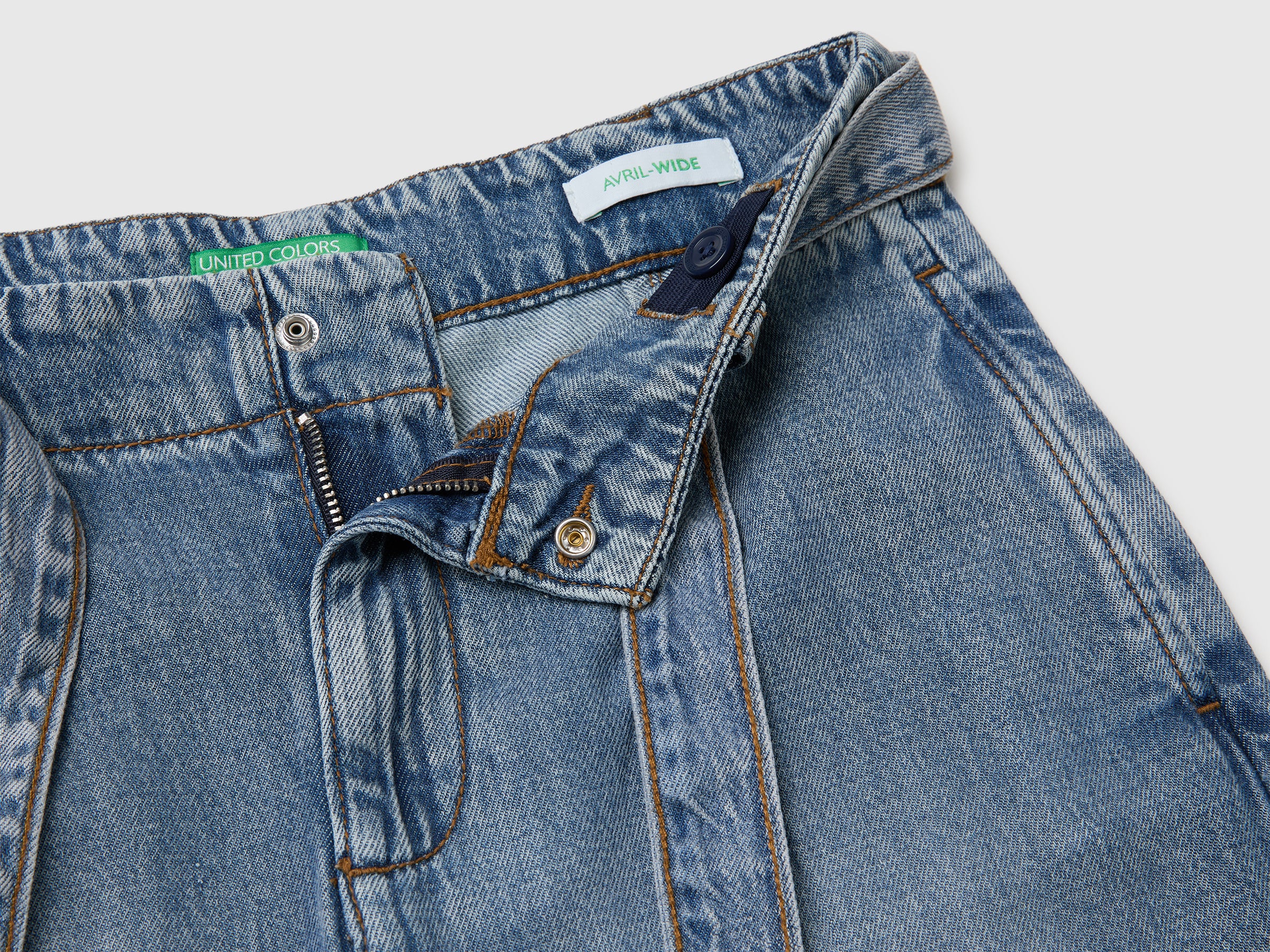 United Colors of Benetton Wide-fit jeans cintura S