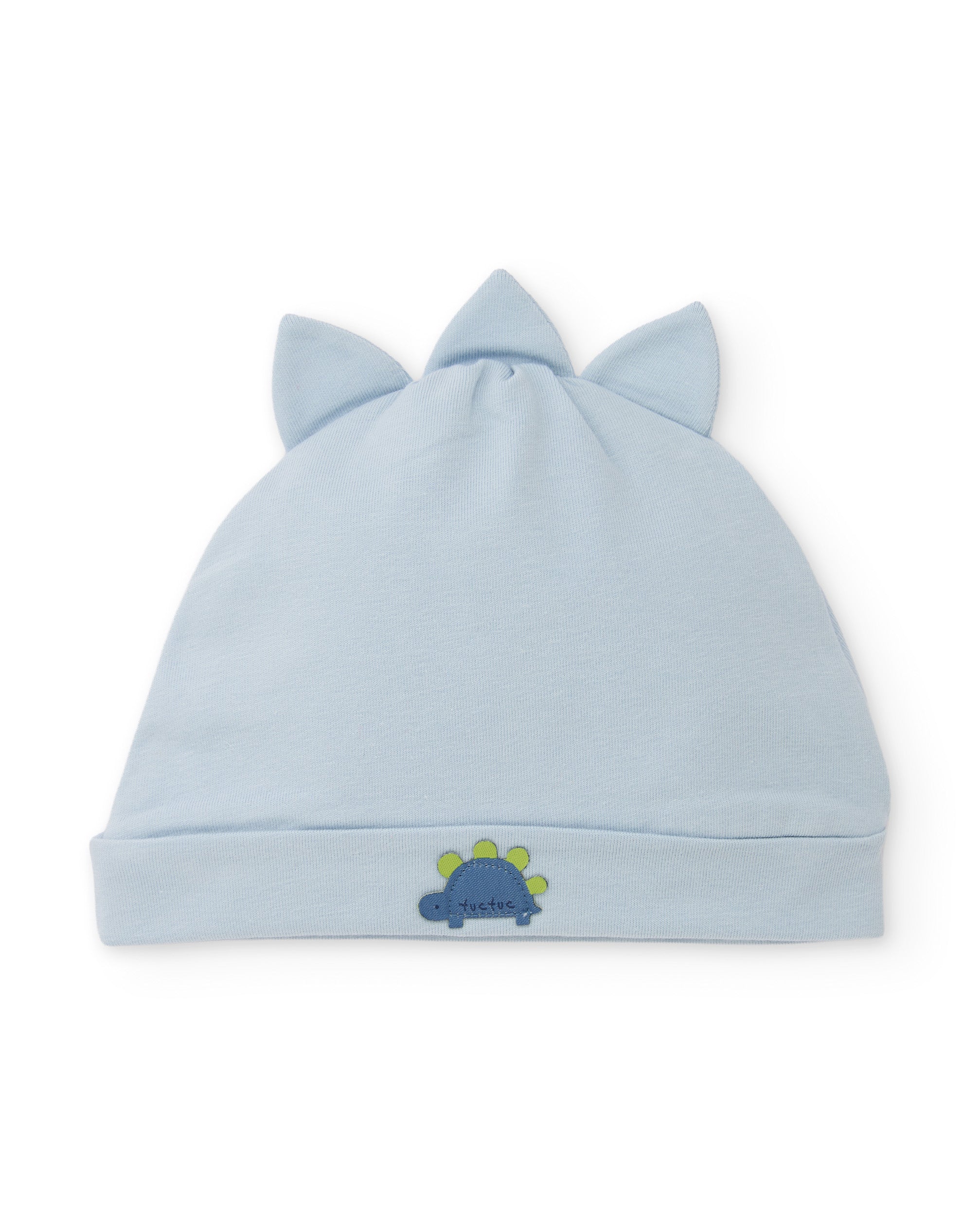 TucTuc Accessori cappellino neonato azzurro cotone dinosauro