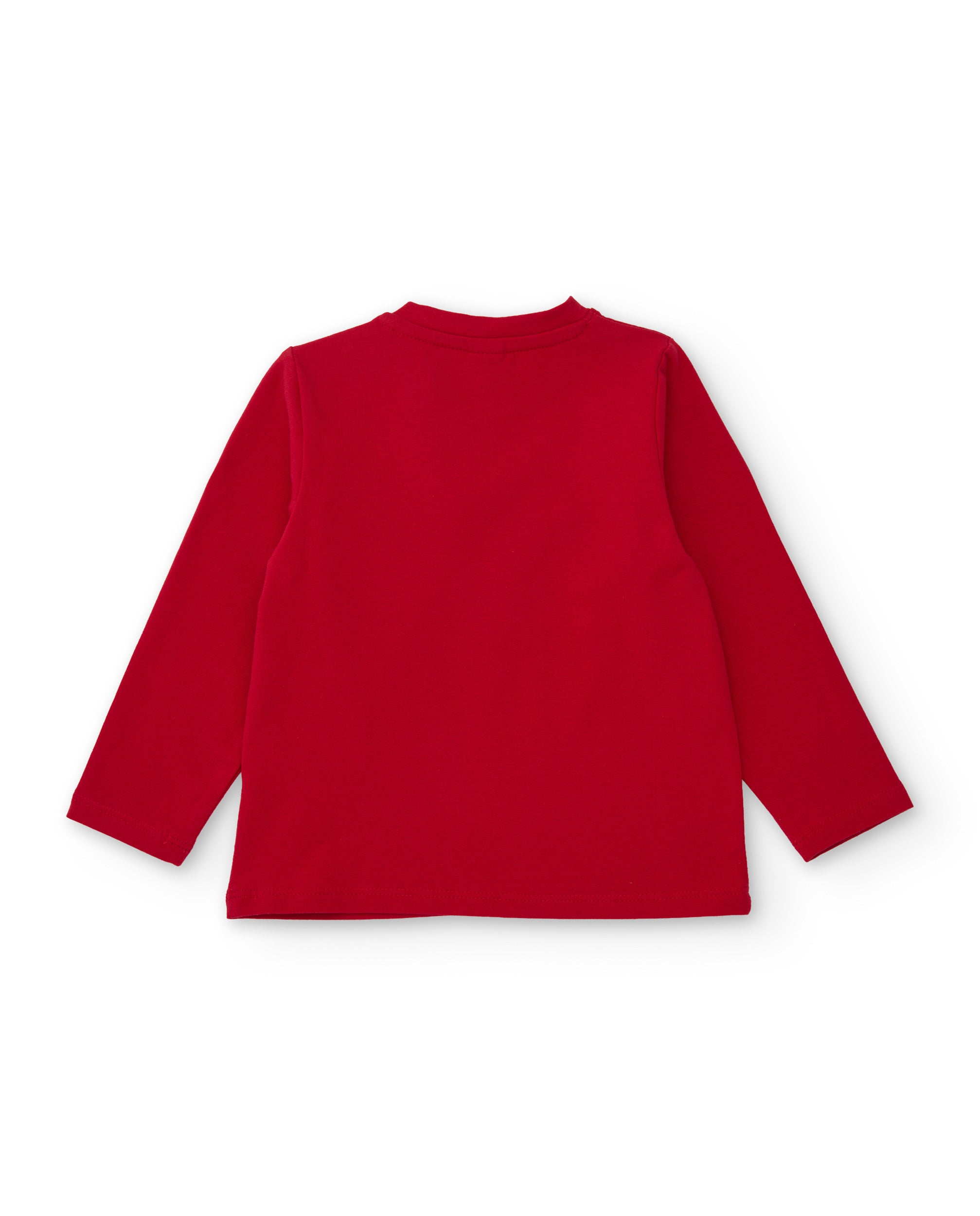 TucTuc Magliette maglia bambina rosso cuore pois