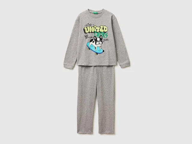 United Colors of Benetton 30960P09U pigiama lungo M puro cotone