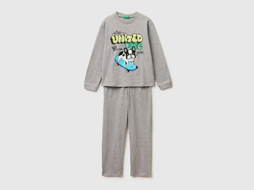 United Colors of Benetton 30960P09U pigiama lungo M puro cotone