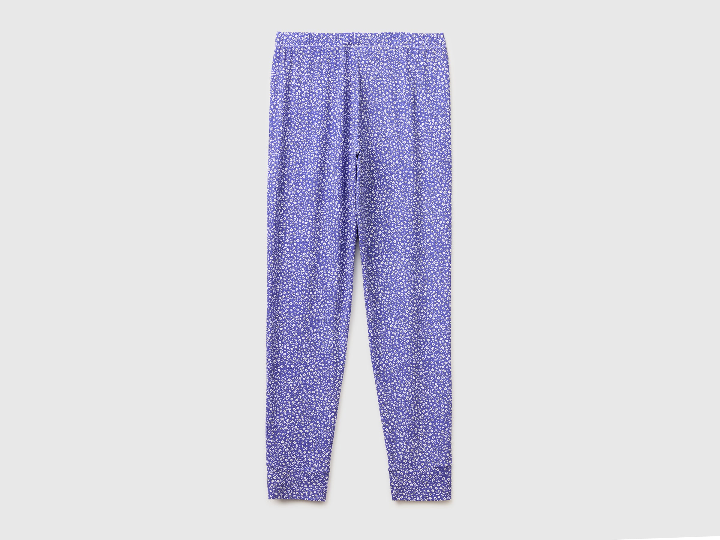 United Colors of Benetton 38C83F04Z Pantaloni Viscosa Fiori Lunghi