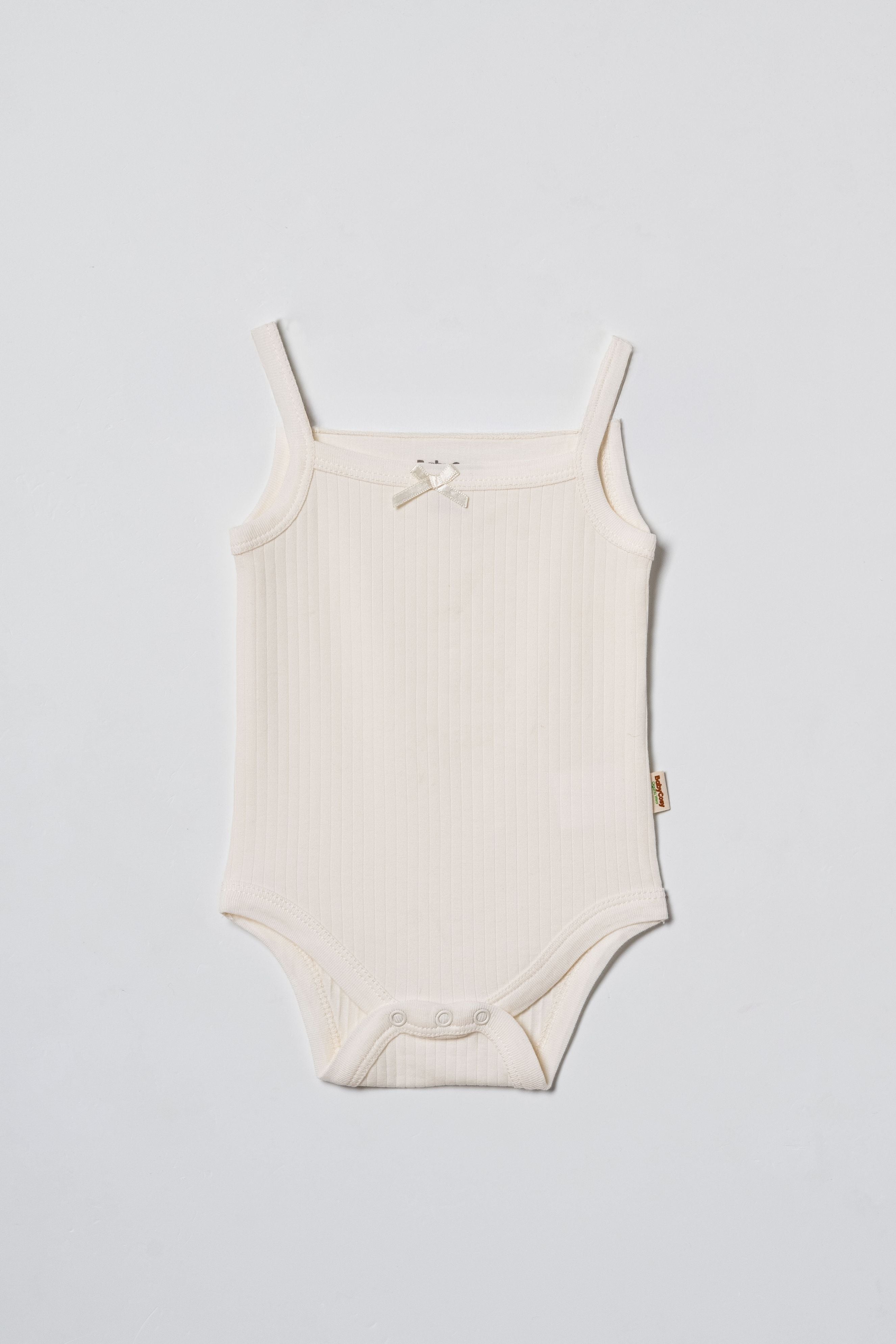 Kocarcia Babycosy Set 2 Body Senza Maniche Modal Crema