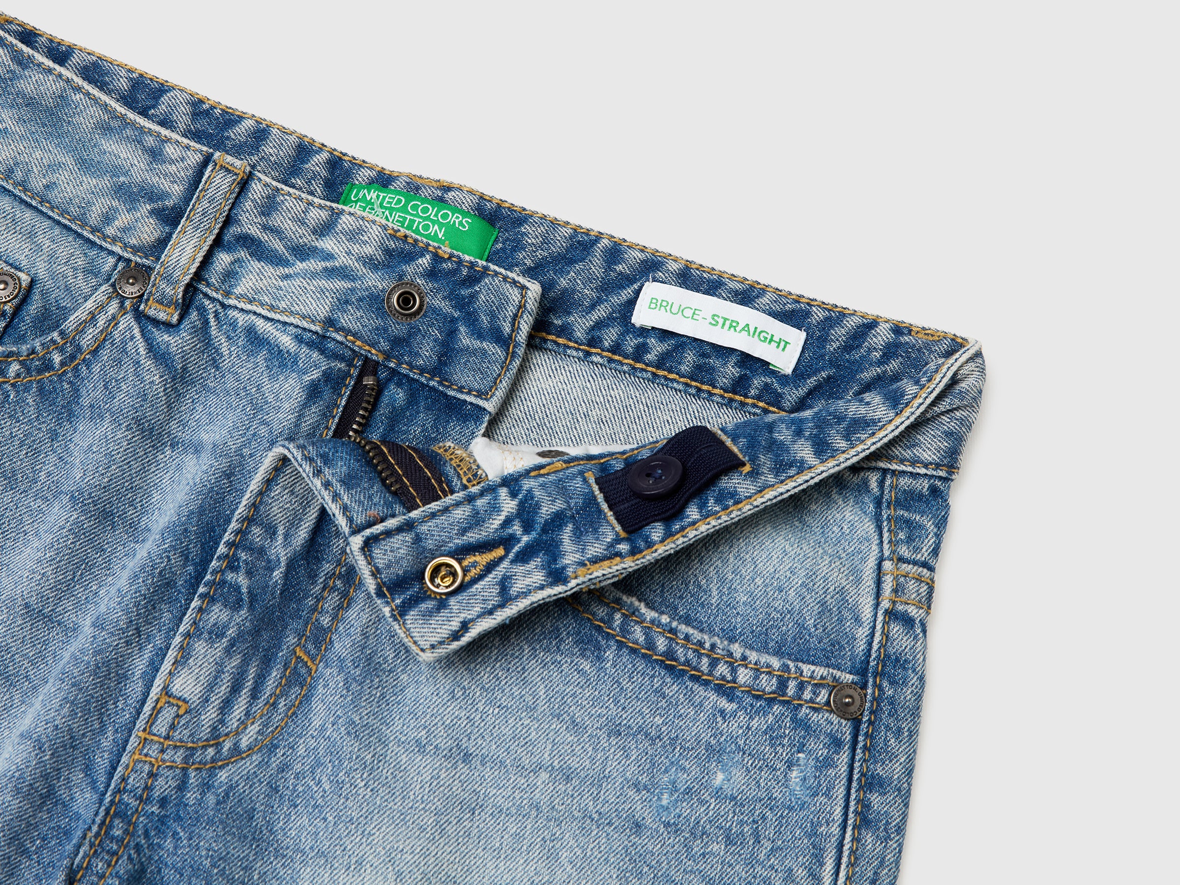 United Colors of Benetton Jeans Dritti L denim cotone