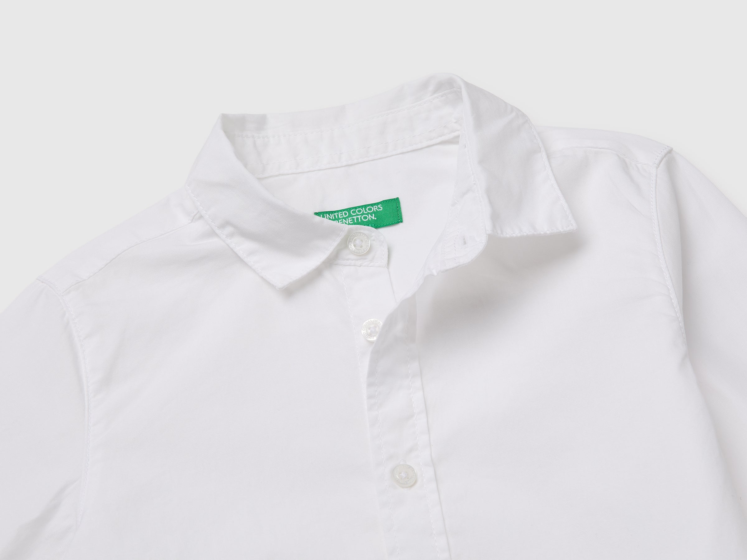 United Colors of Benetton Camicia Cotone Riga Bambina 104