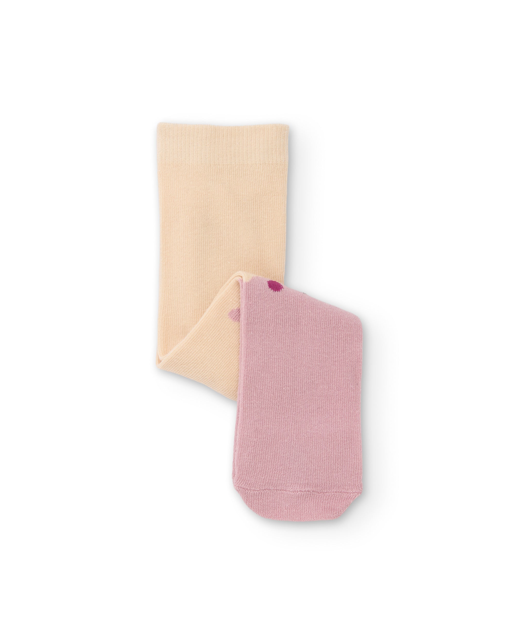TucTuc Accessori Collant Neonata Maglia Beige 0-24M