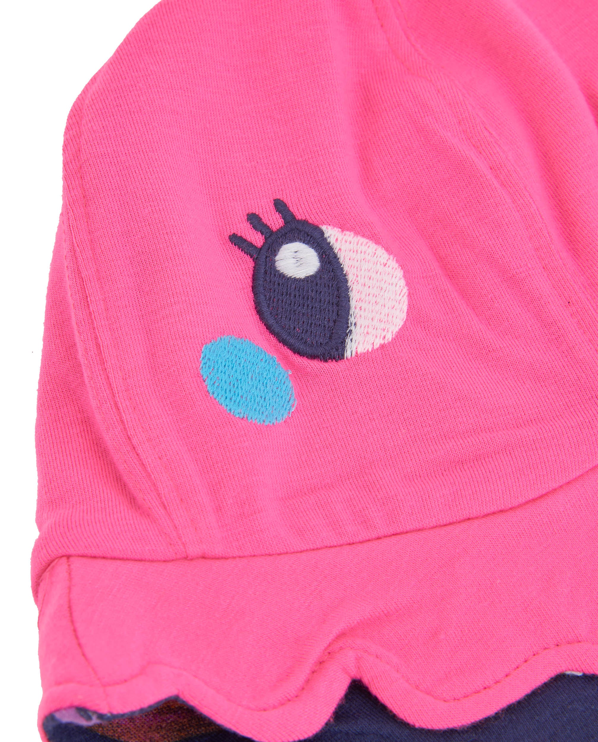 TucTuc Accessori Cappellino Bambina Fucsia Reversibile