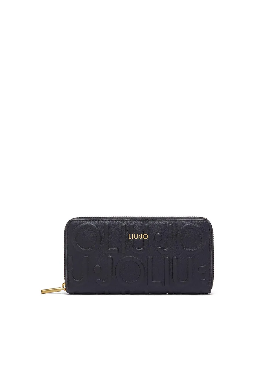 Liu Jo Portafoglio Grande Logo Zip Nero